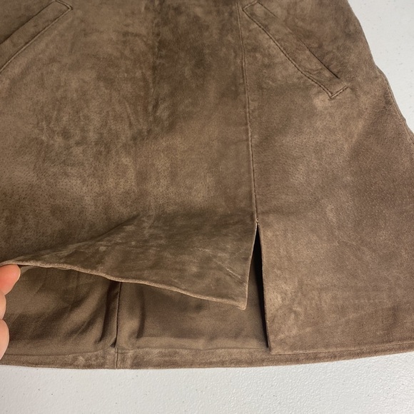 BLANK NYC 100% LEATHER SKIRT WITH POCKETS SIZE 25 - Picture 3 of 8